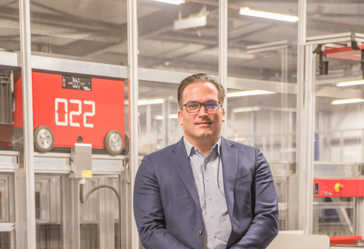 Ken Lageveen, logistiek manager bij HTG. 