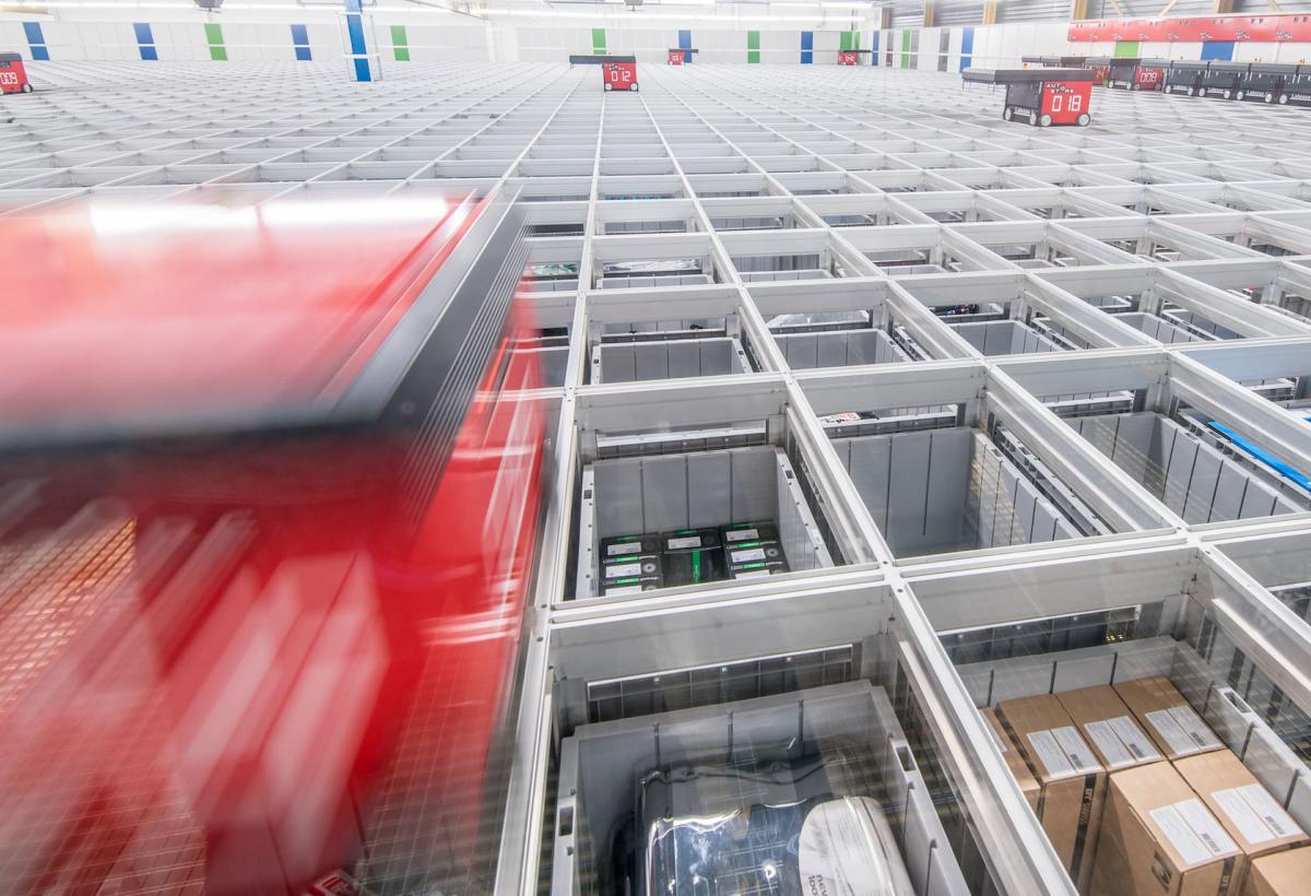 AutoStore bovenaanzicht