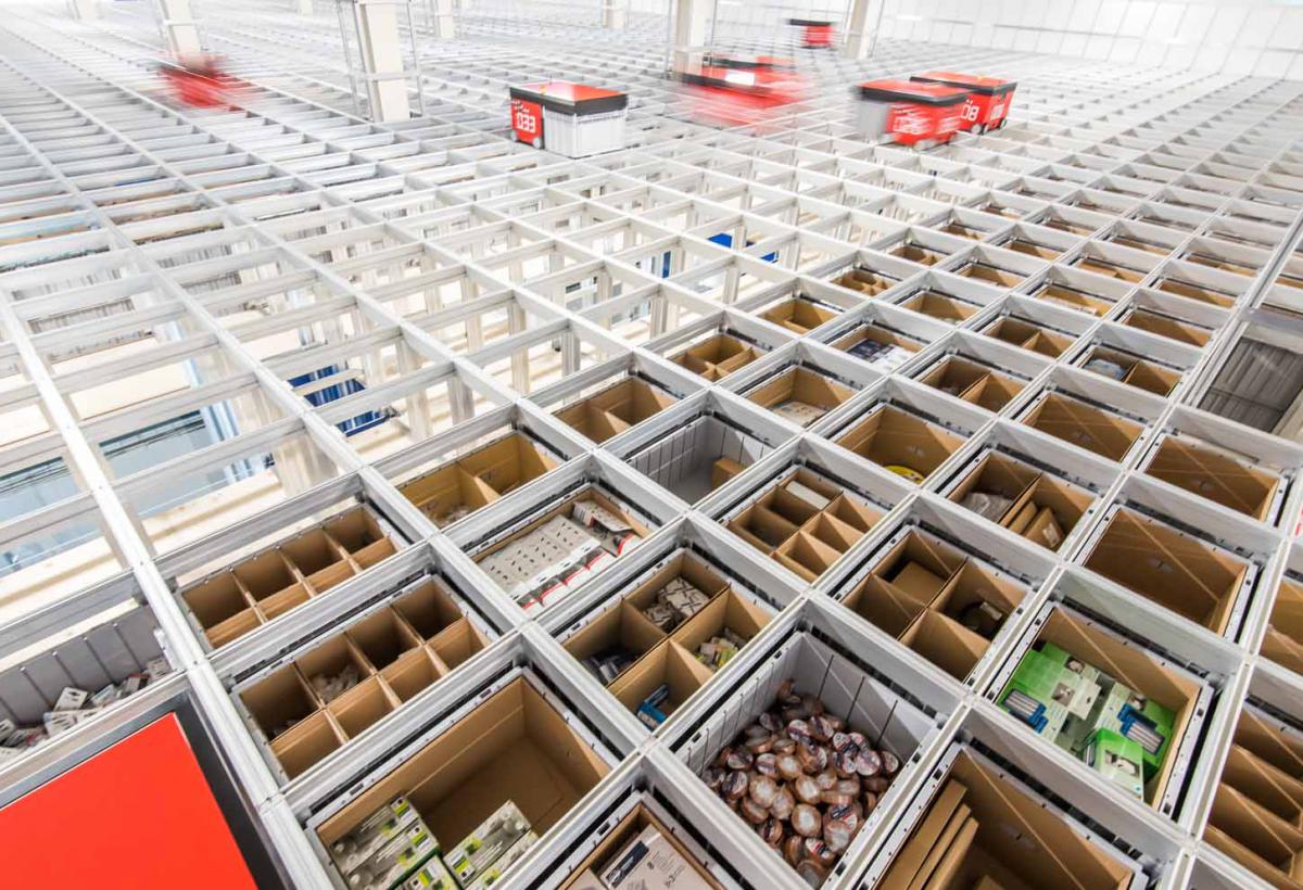 AutoStore bakindeling