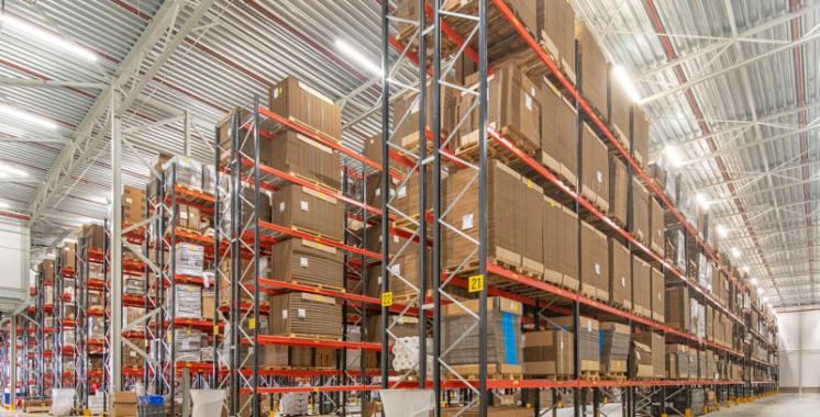 Stellingen magazijn bij Bunzl in Arnhem