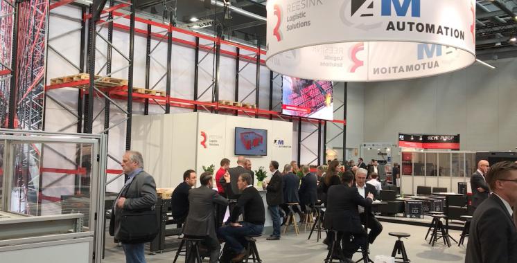 De stand van Lalesse Logistic Solutions tijdens de LogiMAT 2019.